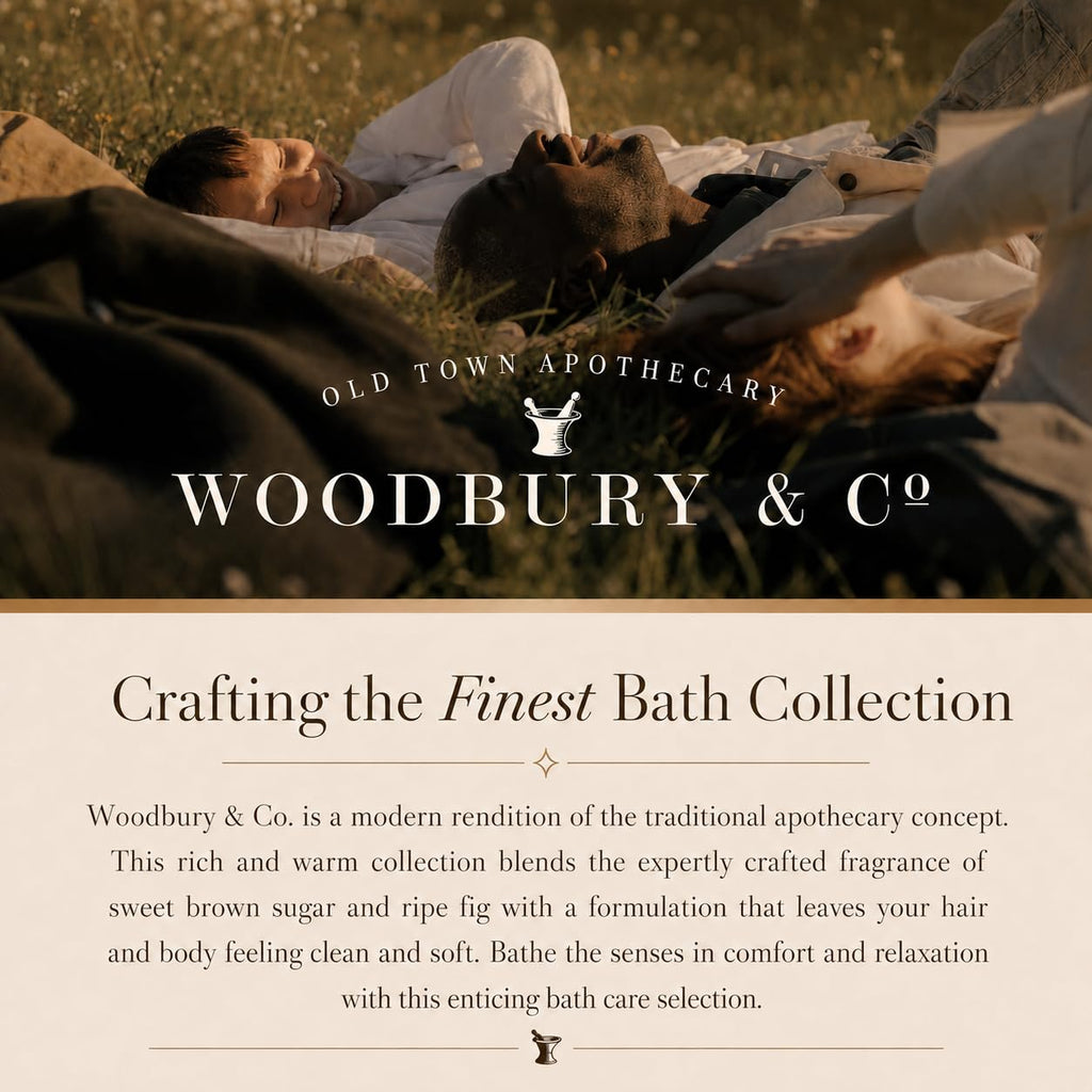 WOODBURY & CO 150 Piece Hotel Toiletries Bulk Set for Airbnb Hosts, Travel Size Shampoo, Conditioner, Body Wash, Lotion, Bar Soap, Guest Bathroom Essentials, Paraben Free, Brown Sugar and Fig Scent