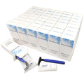 Shaving Kit in Bulk, Smooth Shave Disposable Razor and Cream(12g), 50 Pack