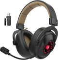 SADES Wireless Gaming Headset 7.1 Surround 90H Black for PS5 PC Switch