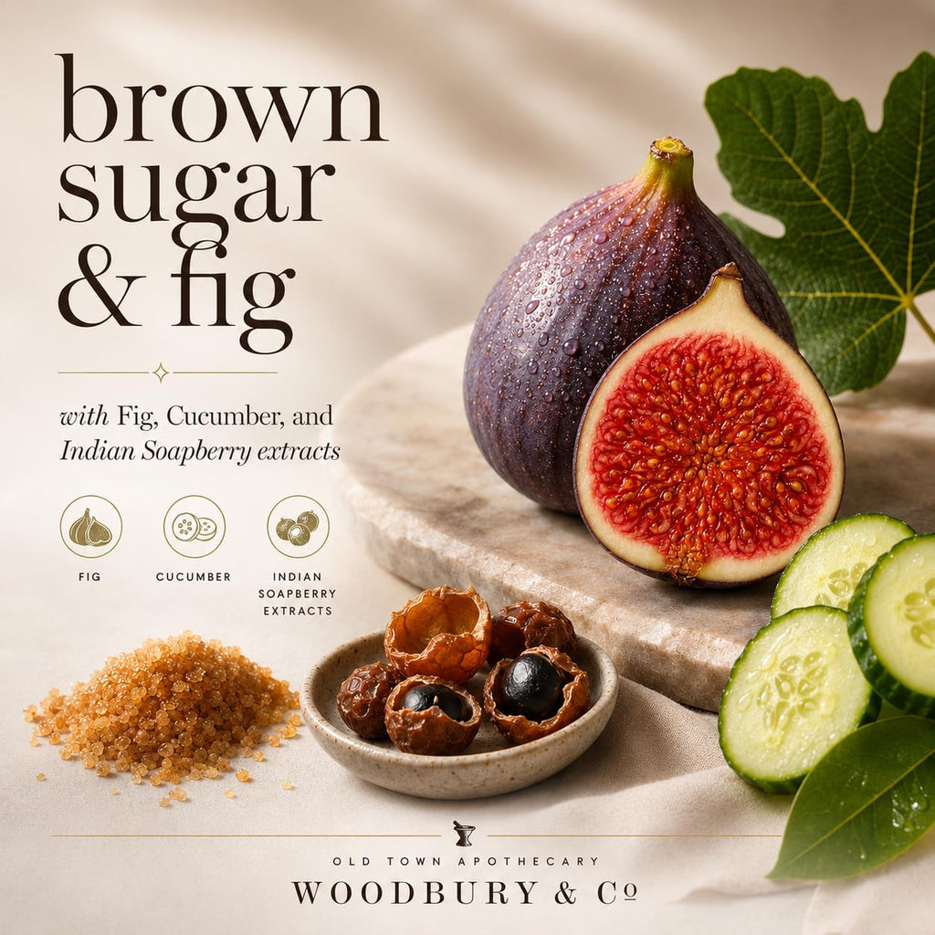 WOODBURY & CO 150 Piece Hotel Toiletries Bulk Set for Airbnb Hosts, Travel Size Shampoo, Conditioner, Body Wash, Lotion, Bar Soap, Guest Bathroom Essentials, Paraben Free, Brown Sugar and Fig Scent